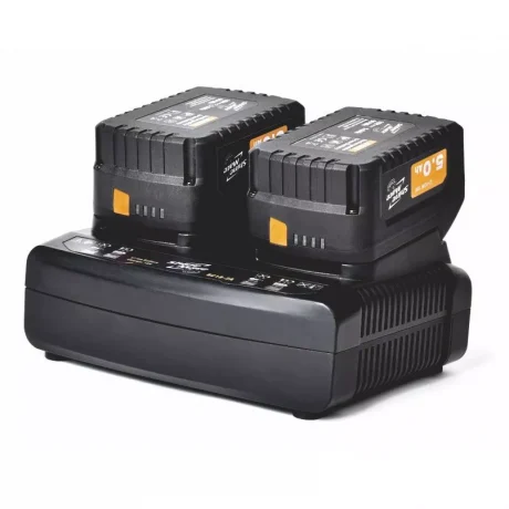 ShineMate Hurtig Oplader Dobbelt Sekventiel Til 18V Batterier